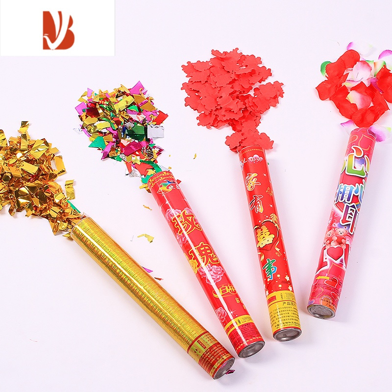 三维工匠婚庆用品大全开工开业手持礼花筒结婚礼炮筒喷