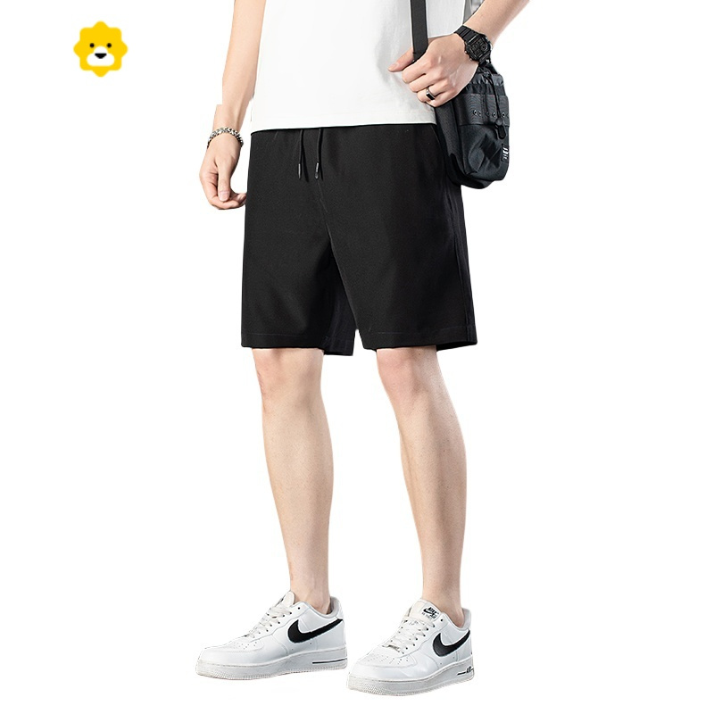 fishbasket短裤男加大码宽松季薄款五分裤外穿速干透气冰丝运动休闲
