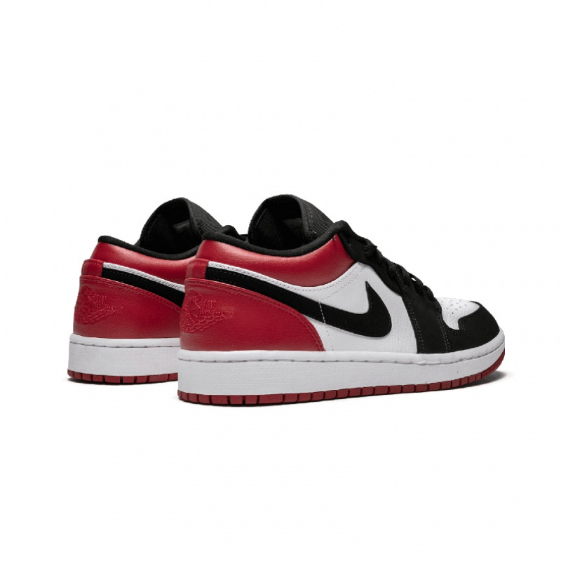 NIKE Air Jordan 1 Low AJ 1 黑红脚趾 低帮篮球休闲鞋 553558-116