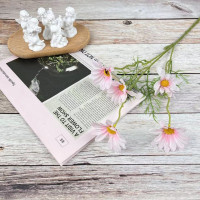 仿真花束工程装饰花假花 小雏菊 100支装 粉色