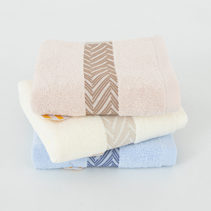 三利宽缎斜纹面巾9840高清大图