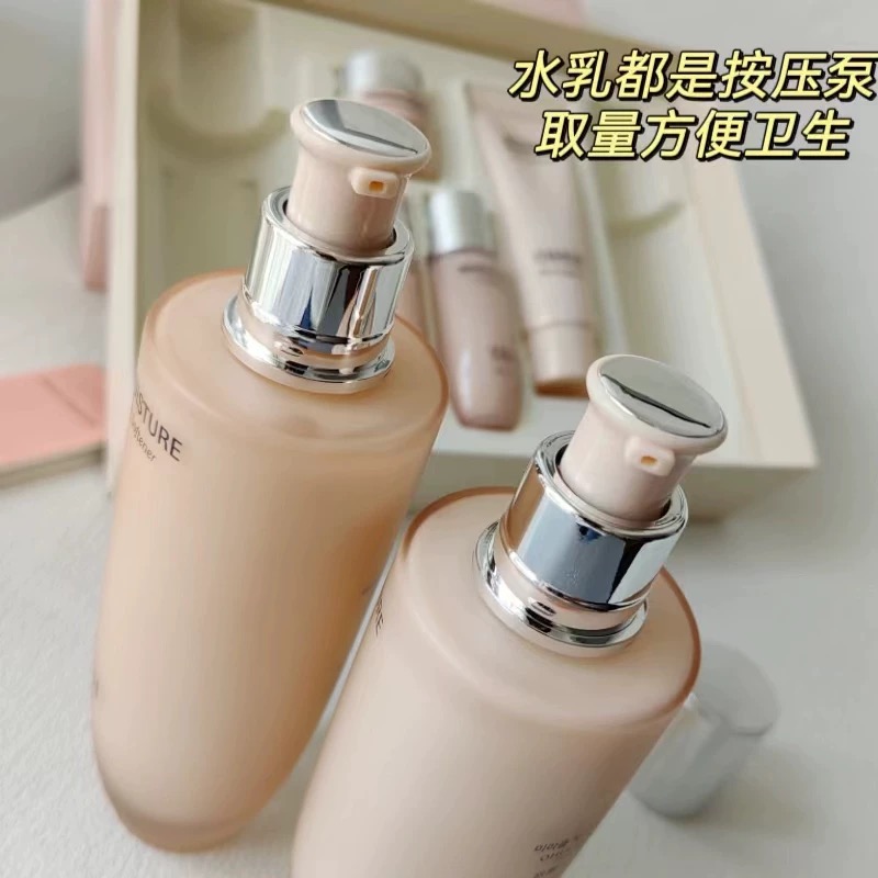 欧惠OHUI蕙套奇迹水分水乳护肤套装 补水保湿滋润营养舒缓干皮提亮肤色淡化细纹小样以实物为准水150ml+乳130ml高清大图