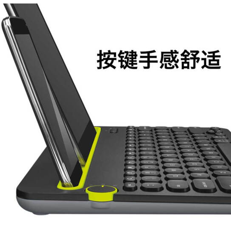 罗技(Logitech) K480 无线蓝牙键盘 办公键盘 笔记本键盘 黑色高清大图