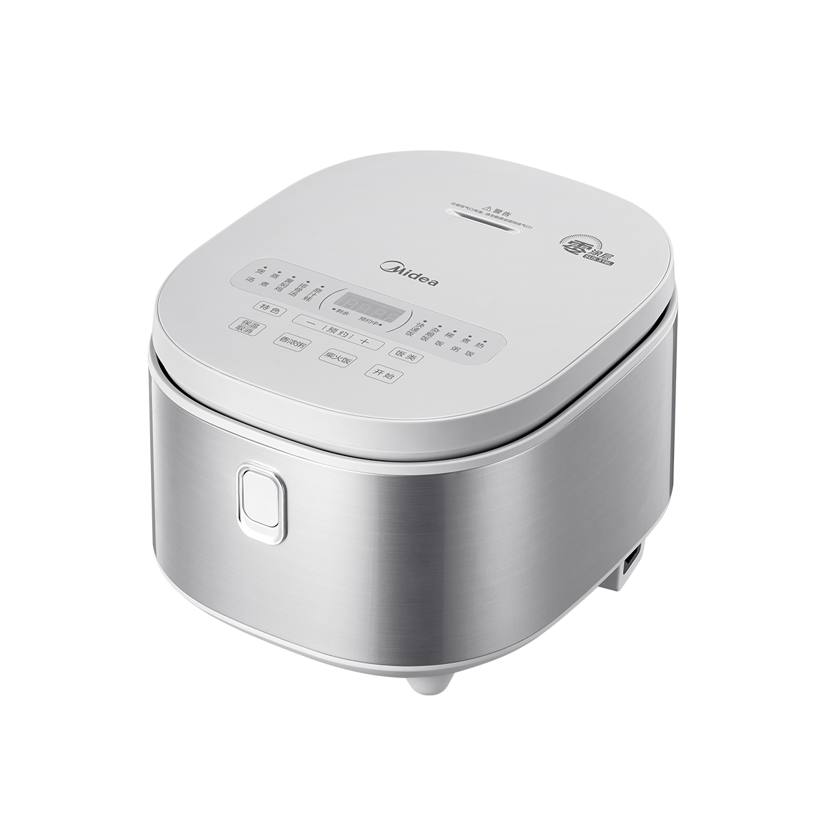 美的(Midea)电饭煲0涂层电饭锅5L大容量316L不锈钢内胆4-5人无涂层家用多功能微压电饭煲 MB-RE576S