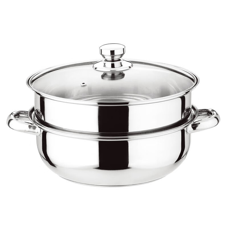 浮士德 礼包淘洗三件套(面盆28cm+麻面盆26cm+米筛24cm)+蒸火锅28cm FM-002高清大图