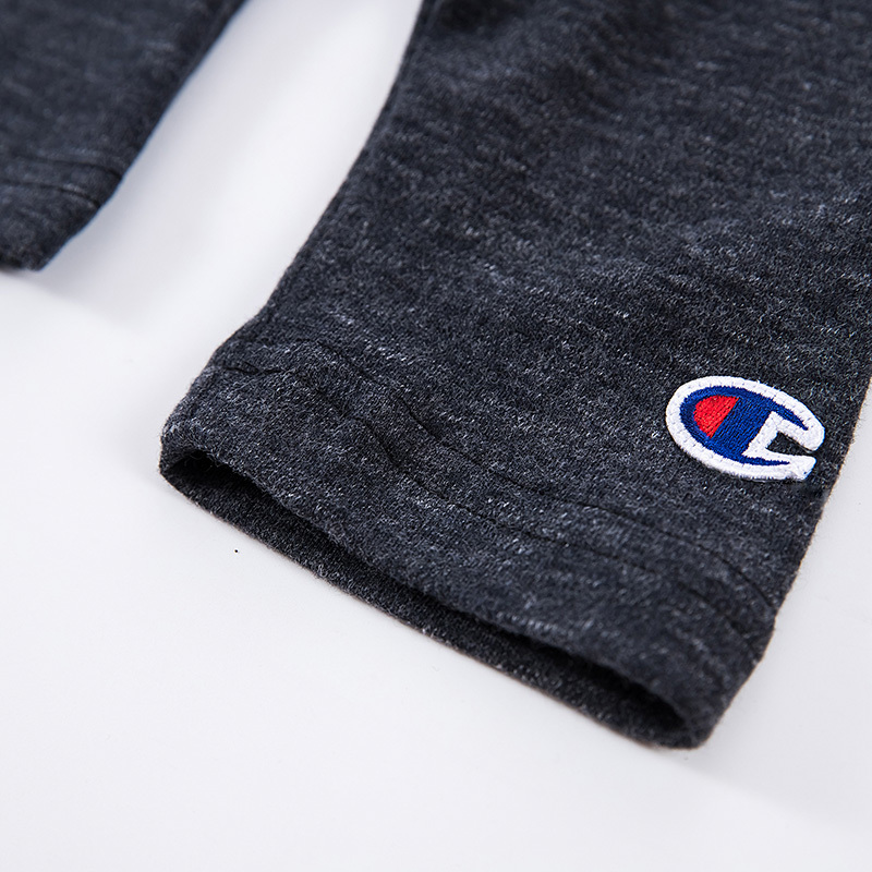 champion冠军秋冬新款男装草写logo纯棉长袖t恤打底衫c3jb402