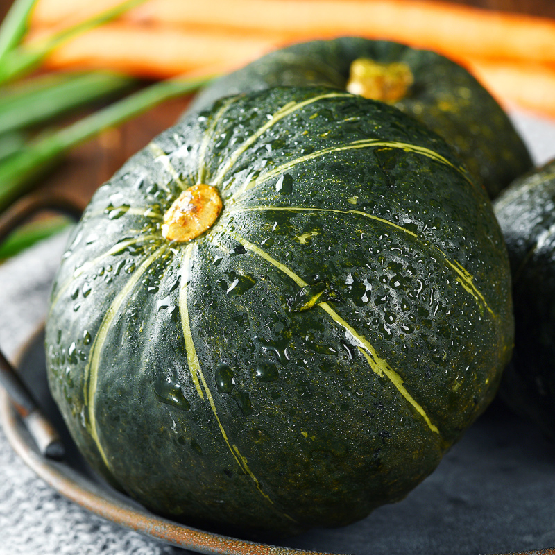 西沛生鲜陕西板栗南瓜净重3斤装精品板栗南瓜新鲜蔬菜宝宝辅食西沛