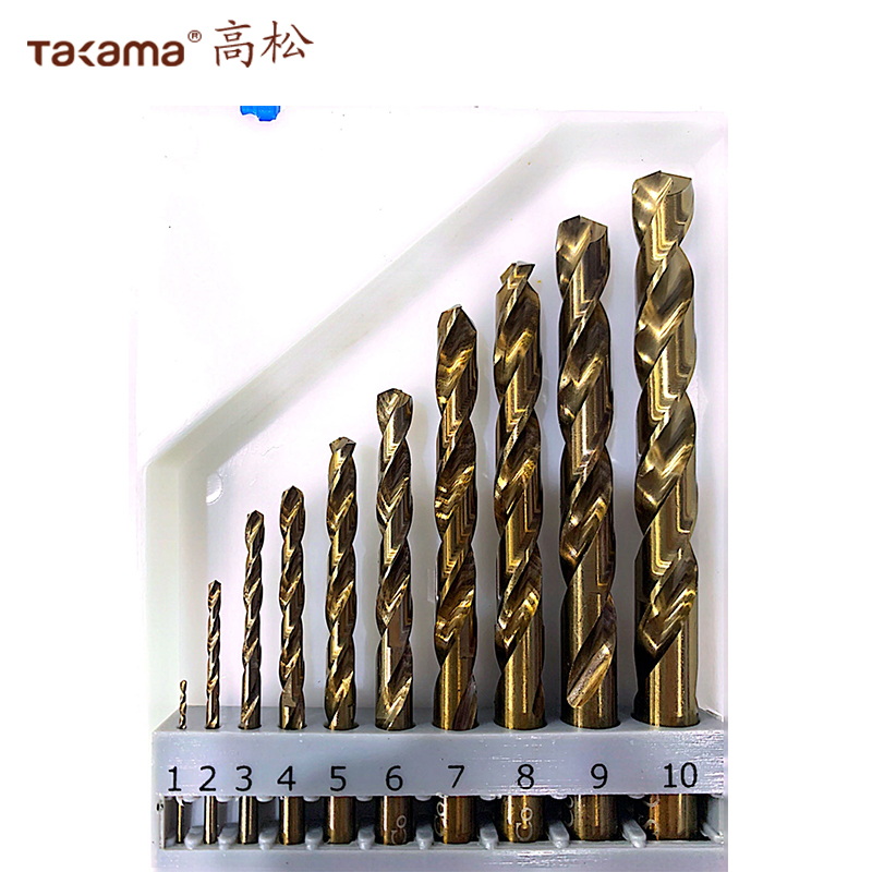 高松Takama钻头套装1-10mm 902000/盒高清大图