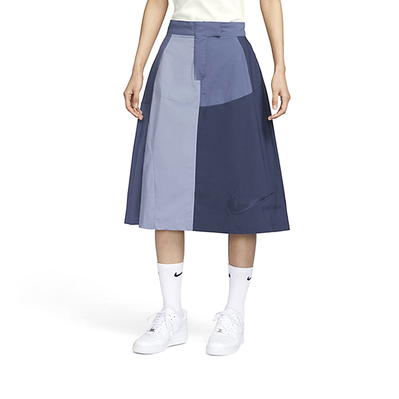 nike耐克女子运动裙2023夏季新款休闲撞色拼接半身裙dx2576493