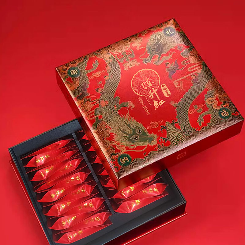 陳升號 陈升红 龙腾贺喜 130g/盒 礼盒 云南凤庆茶叶滇红茶高清大图