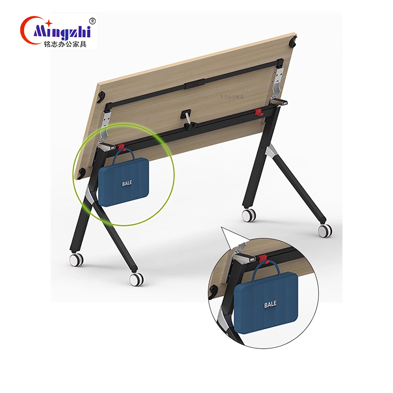 铭志办公家具 折叠条桌MZBALE-1204(1200*480*750mm)张高清大图