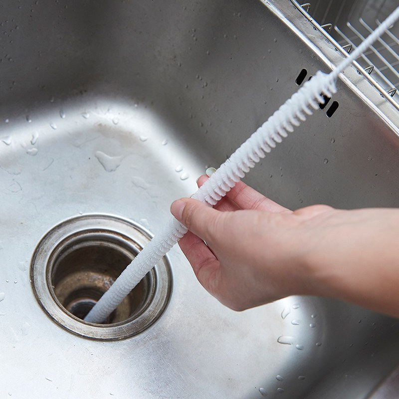 家用管道疏通器通下水道条形马桶疏通工具水头毛堵塞清理器