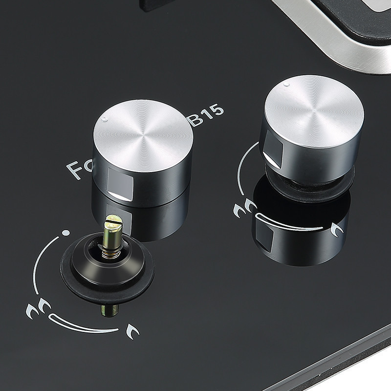 Fardior/法迪欧燃气灶JZY-2B15 黑金防爆钢化玻璃面板 台嵌两用 液化气 灶具 家用燃气灶高清大图