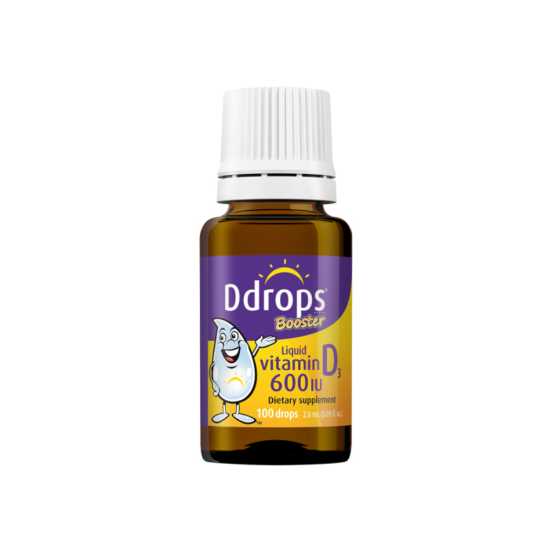 Ddrops 1岁以上儿童维生素D3滴剂 600IU 2.8ML