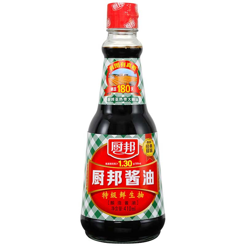 厨邦特级酱油 特级鲜生抽酿造酱油410ml