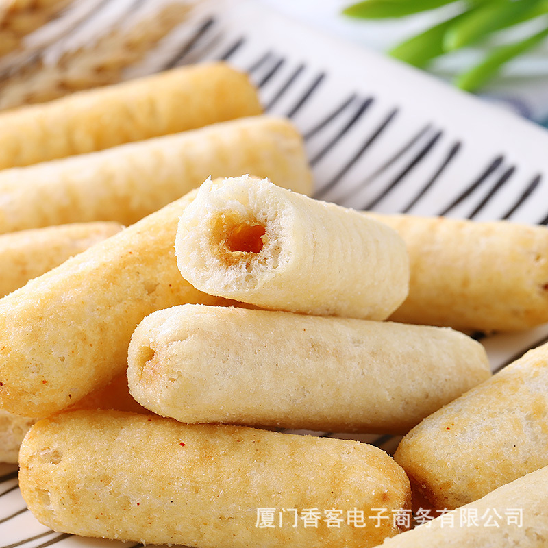 咸蛋黄米果560g约100根 能量棒夹心饼干海苔蛋黄10种搭配谷物休闲食品旗舰店高清大图