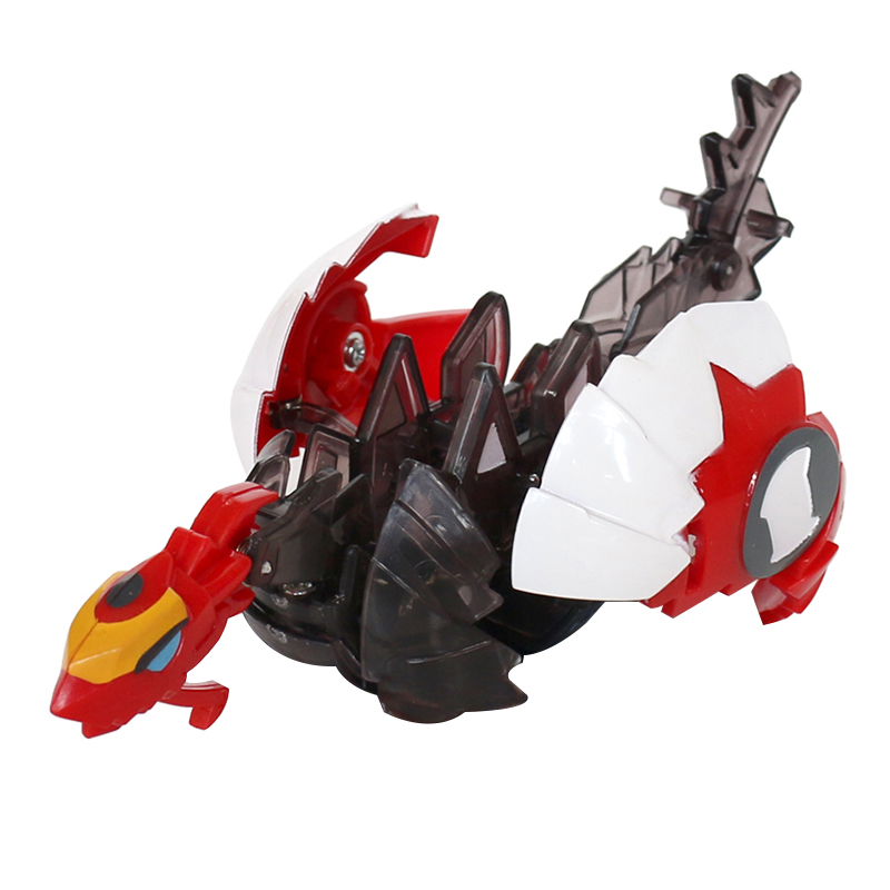 灵动创想（LDCX） 儿童男孩玩具爆丸自动变形蛋 爆兽猎人2代激战套装 重装剑龙5415高清大图