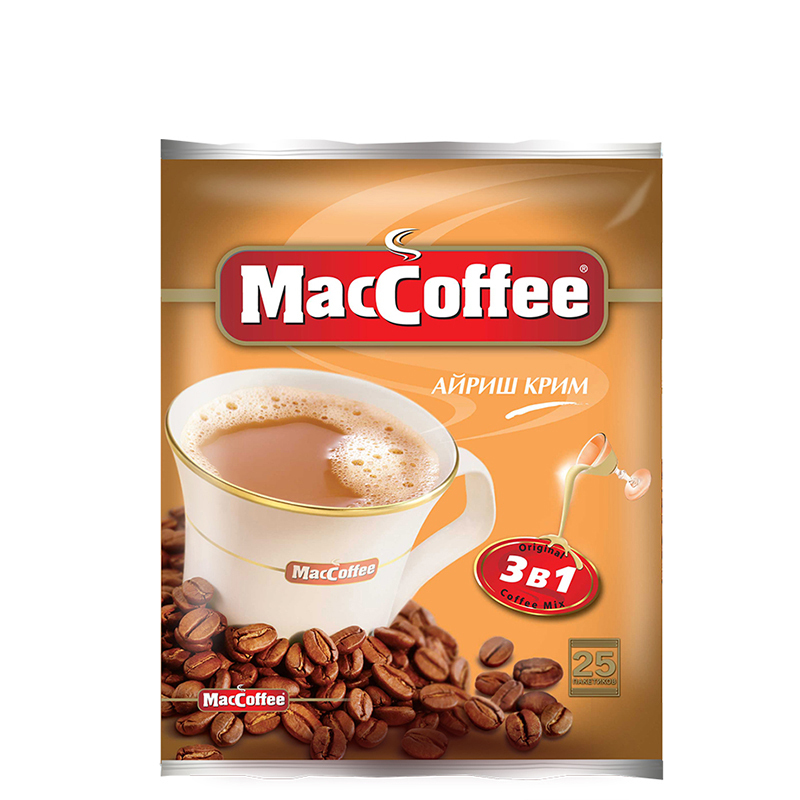 美卡菲(MacCoffee)3合1即溶咖啡 爱尔兰风味450g (18g*25包)马来西亚进口