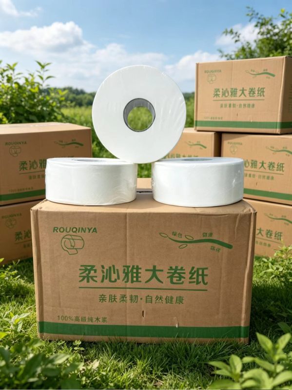 柔沁雅RQY-720 125*91mm 四层 珍宝大盘纸 无香型 700克/卷(单位:卷)高清大图
