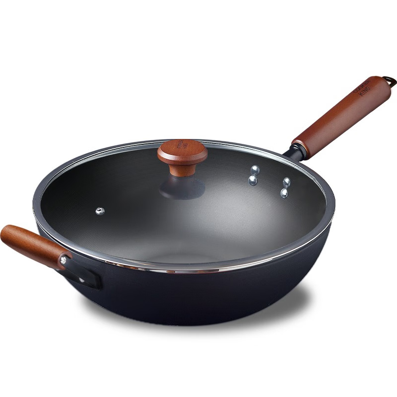 炊大皇(COOKER KING)极铁系列第二代精铁炒锅34cm BZ50557