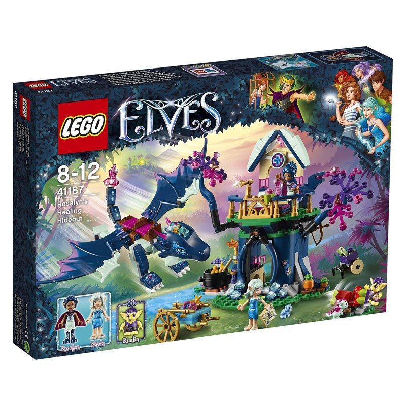 乐高(LEGO)精灵系列 ELVES (罗莎琳疗伤藏身之处 41187) 儿童积木塑料玩具 8-12岁 200块以上