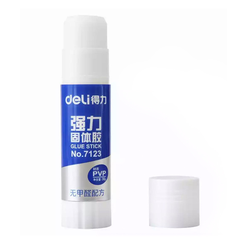 得力PVP强粘性胶棒 36g 无甲醛配方 deli7123