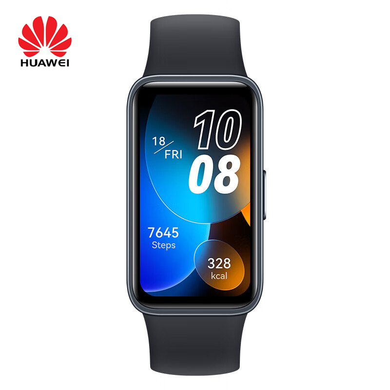 华为(HUAWEI)智能手环 幻夜黑TPU表带 ASK-B29B/个