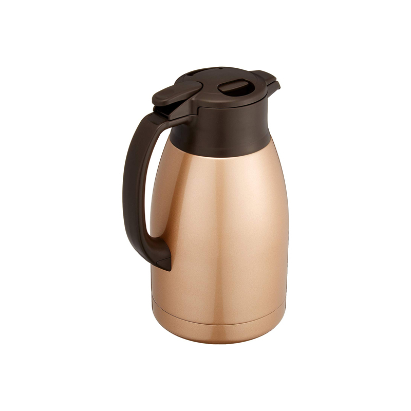 【海外原装 品牌直采】象印(ZOJIRUSHI) 304不锈钢真空保温壶SH-HB15-NZ 1.5L 玫瑰金色