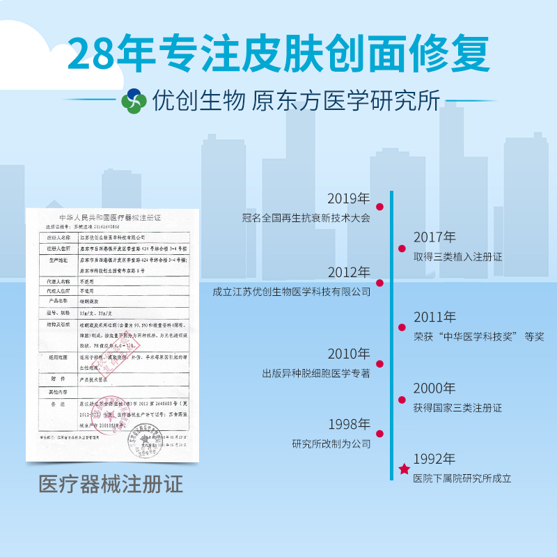 优创硅酮凝胶祛疤膏