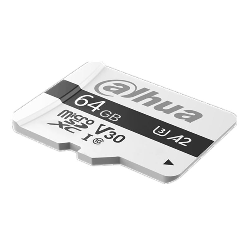 大华(dahua)64G TF(MicroSD)存储卡 U3 C10 A2 V30 F100系列 手机监控相机内存卡