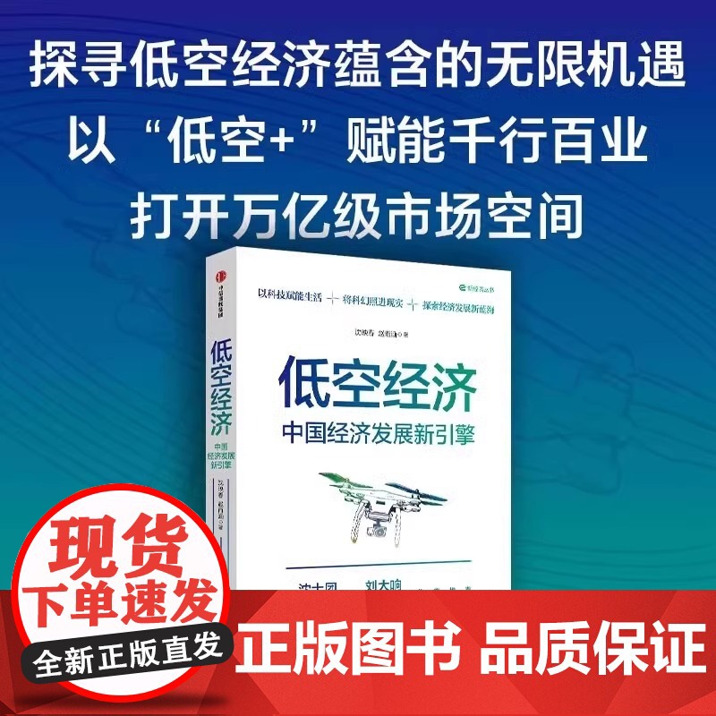 低空经济 沈映春赵雨涵著中国经济发展新引擎 一本读懂低空经济行业特点重要性人才需求产业发展不得不了解的低空经济大趋势高清大图