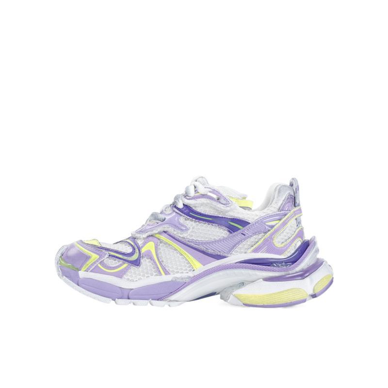 巴黎世家(Balenciaga)女款跑步鞋网面透气舒适圆头系带低帮运动鞋