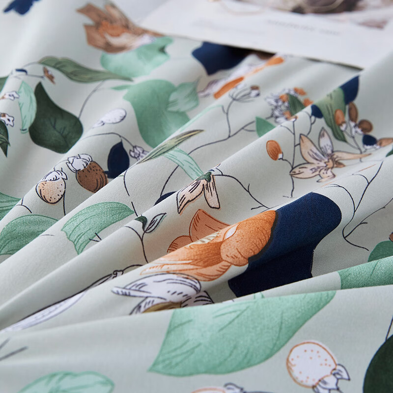 天琴床品四件套230*250cm柔软舒适绿野仙踪银离子抗菌TQ-T130高清大图