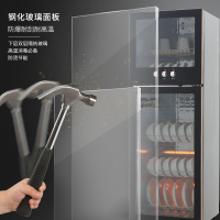 铭首(Minsow) ZTP-168 餐具厨房消毒柜 商用家用立式消毒柜 上室臭氧杀菌 下室二星级红外线高温消毒杀菌柜
