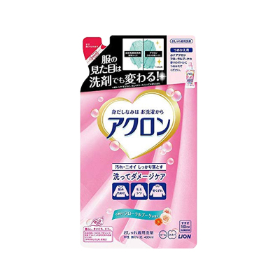 狮王(LION) 护色洗衣液 怡人花香 替换装 400ml