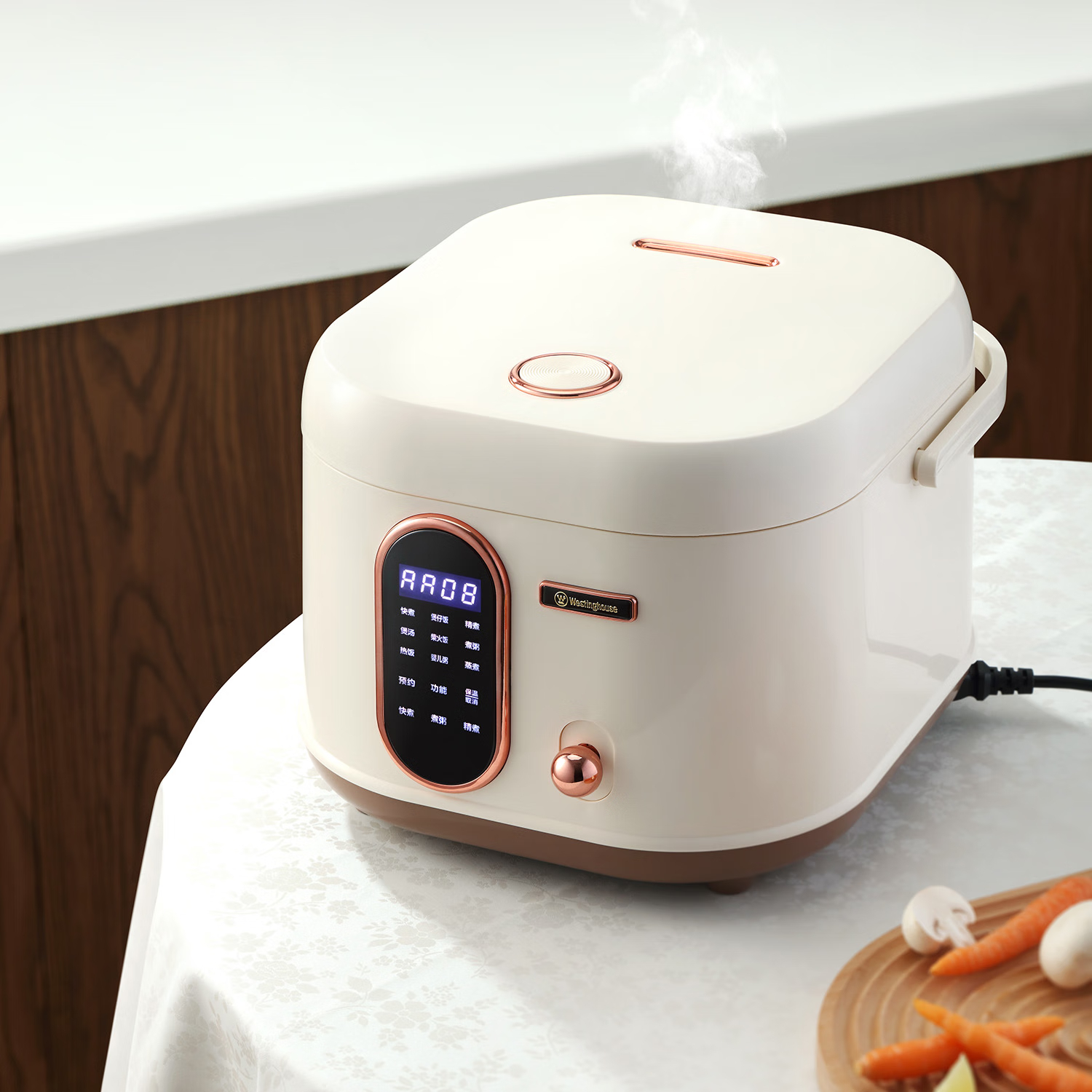 西屋(WESTINGHOUSE) 多功能电饭煲4L家庭大容量电饭锅煮饭锅家用智能预约 WRC0436高清大图