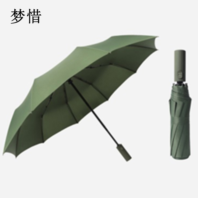 梦惜 全自动港股玻纤 碰击布 配色橡胶漆手柄雨伞 YF-Z2021028/把