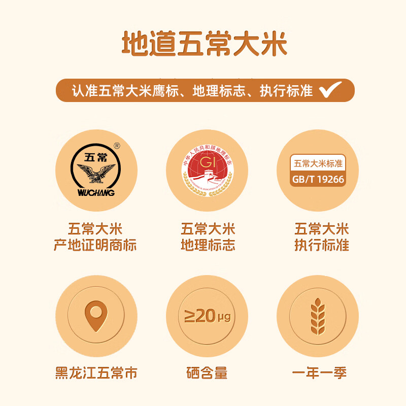 陇间柒月富硒五常大米5kg(E02)高清大图