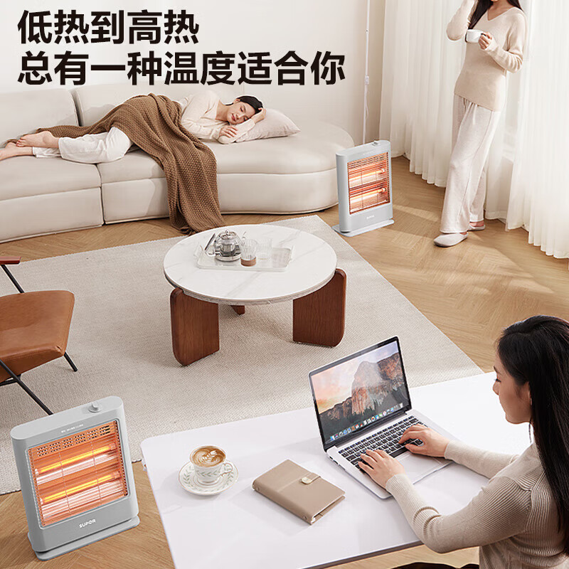 苏泊尔(SUPOR)家用大功率高效速热智能控制取暖器 SHR-P601A-8高清大图