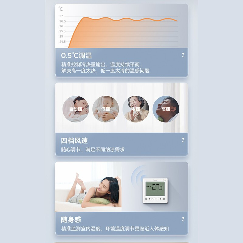 美的(Midea)3匹中央空调风管机一拖一直流变频家用隐藏嵌入式空调0元安装GRD72T2W/BN1-TR(1)Ⅲ