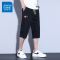 真维斯2022夏季薄款休闲五分裤男士宽松百搭休闲七分短裤男生潮牌