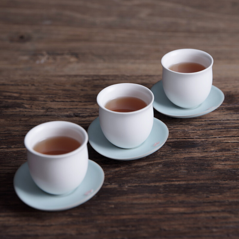 万仟堂(EDENUS) 含苞欲放 成套茶具粉青釉(一壶一承一海六杯六碟一罐一盖拖一洗)高清大图