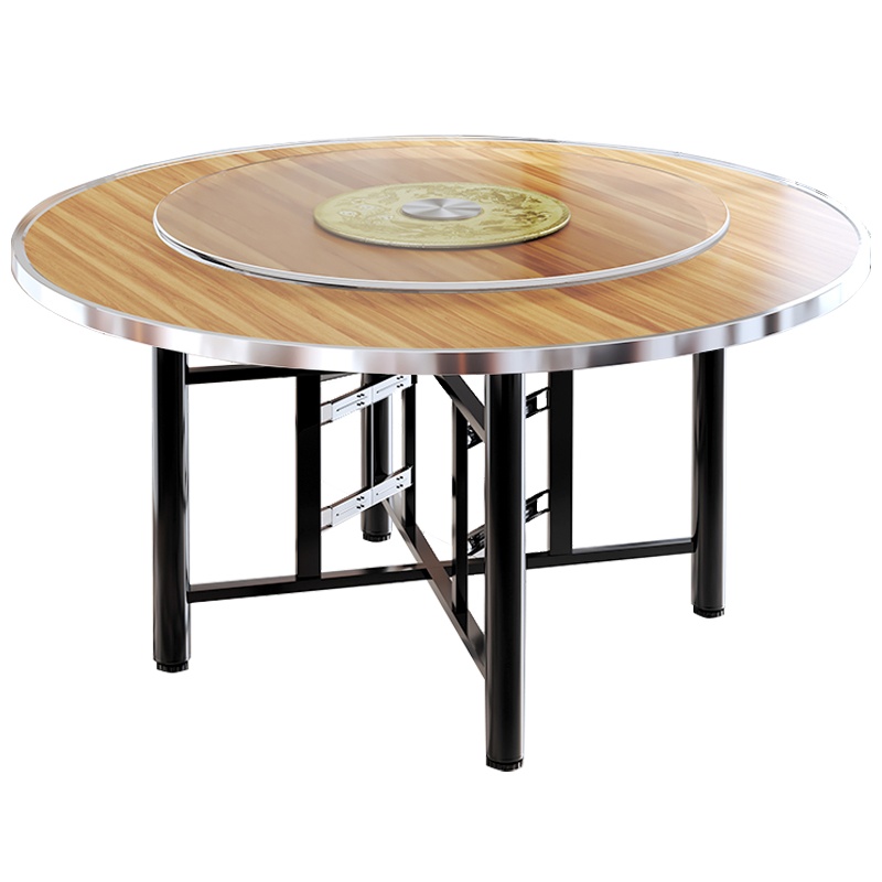 凌迪星转盘圆桌1.3*0.75m张高清大图