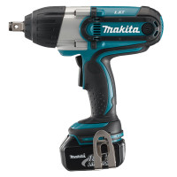 牧田（MAKITA）DTW450RME 电动扳手充电式冲击扳手小风扳风炮机锂电池18V 1/2英寸4AH两电一充