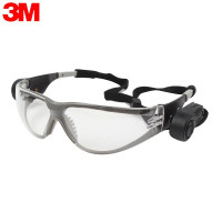 3M 11356防护眼镜(带双射灯，防雾）一付（5付装）