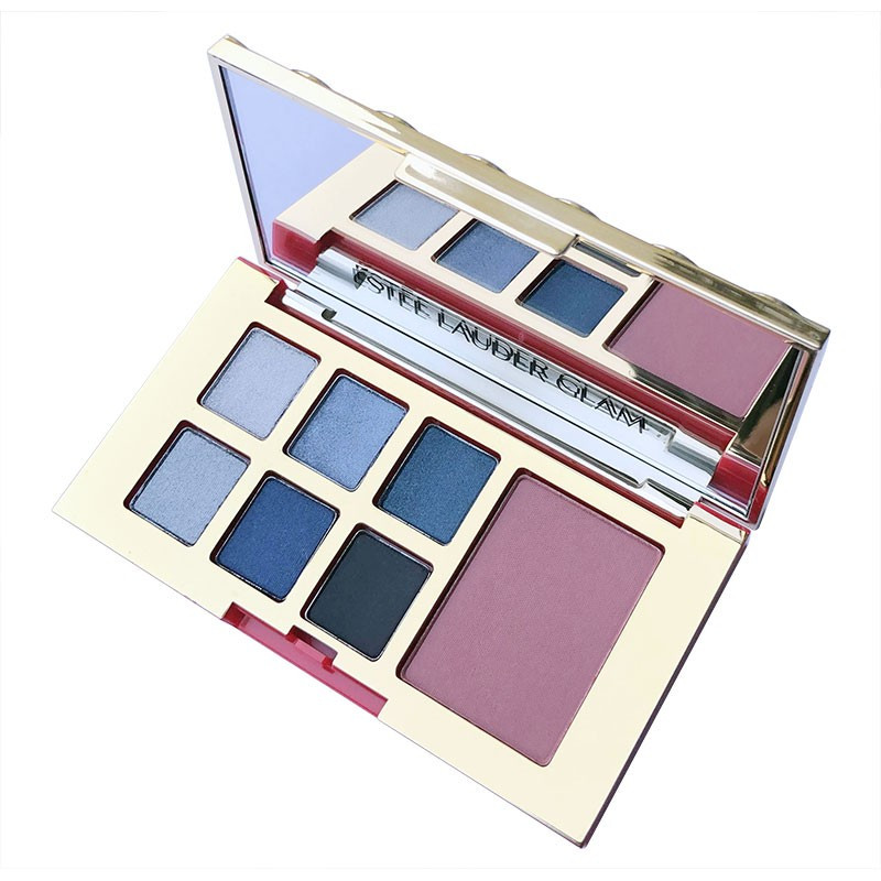 雅诗兰黛esteelauder彩妆盘眼影彩妆盒礼盒六影腮红rebelrose