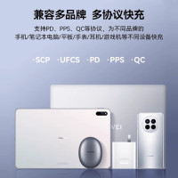 华为(HUAWEI)66W全能充电器套装原装超级快充充电头+6A双头TypeC数据线 手机笔记本电脑平板手表电源适配器