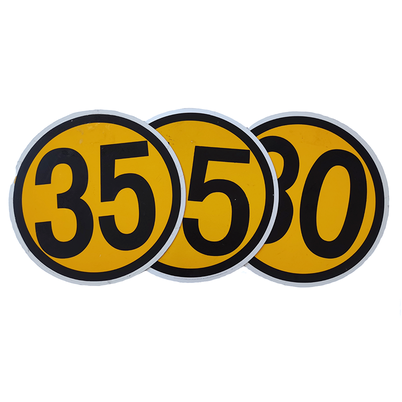 满盛达建 限速牌贴膜减速牌反光贴 直径400mm 张高清大图