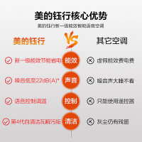 美的(Midea) 新一级 钰行 3匹 变频冷暖客厅立式空调柜机 自清洁 以旧换新 KFR-72LW/N8MZA1