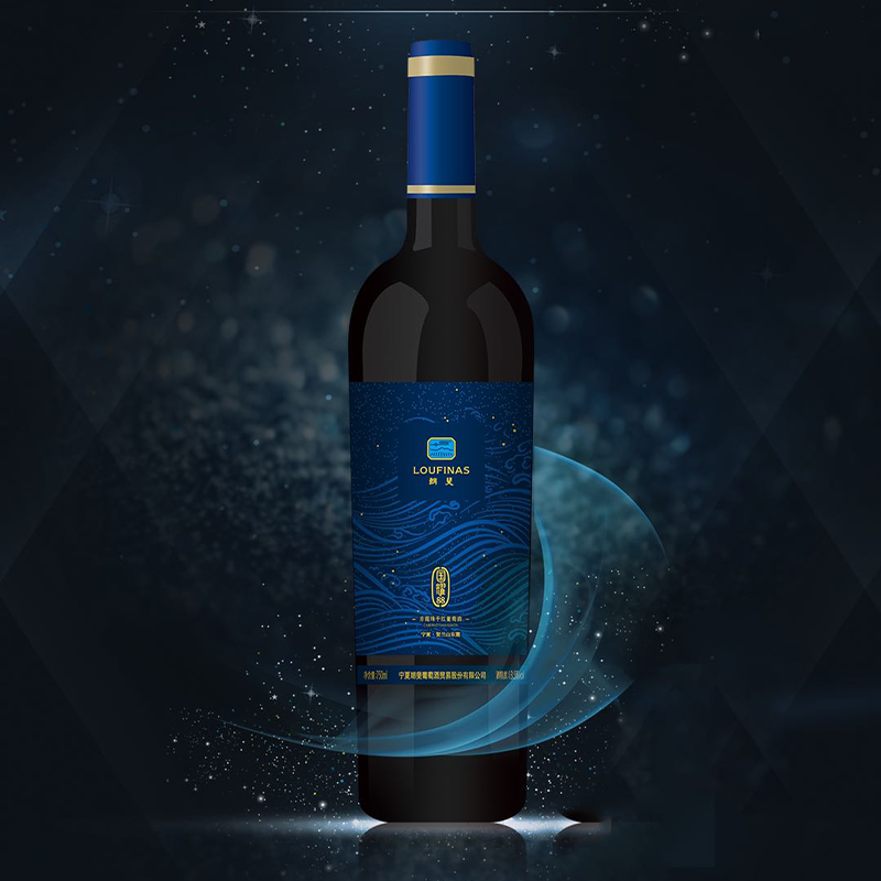 宁夏产区朗斐(LOUFINAS) 国耀88 干红葡萄酒单支正品珍藏酒类 750ml*1